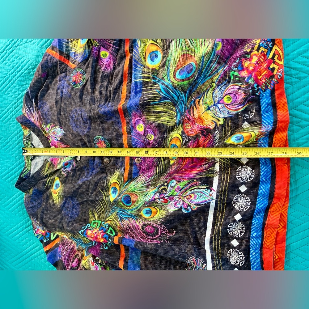 Citron Multicolor Abstract Top - Picture 5 of 5